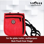 VIAGGI Neck Pouch - Red